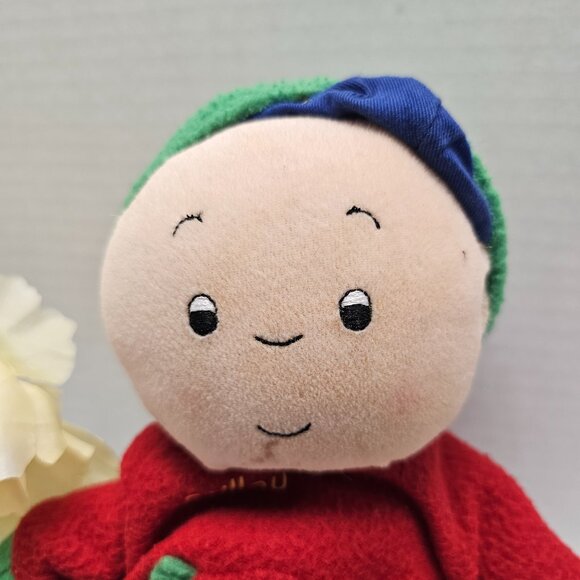 Vintage Soft Plush Caillou Classic Friend Boy Doll PBS TV French 2002 CINAR 14" - Picture 13 of 13